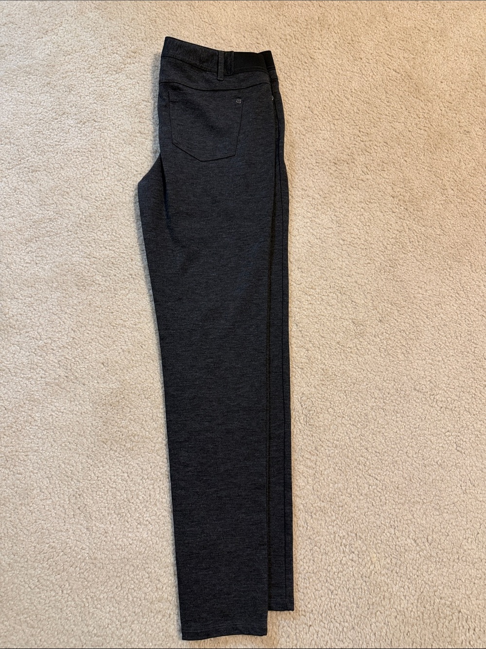 Simply Vera Vera Wang Dark Charcoal Knit Leggings